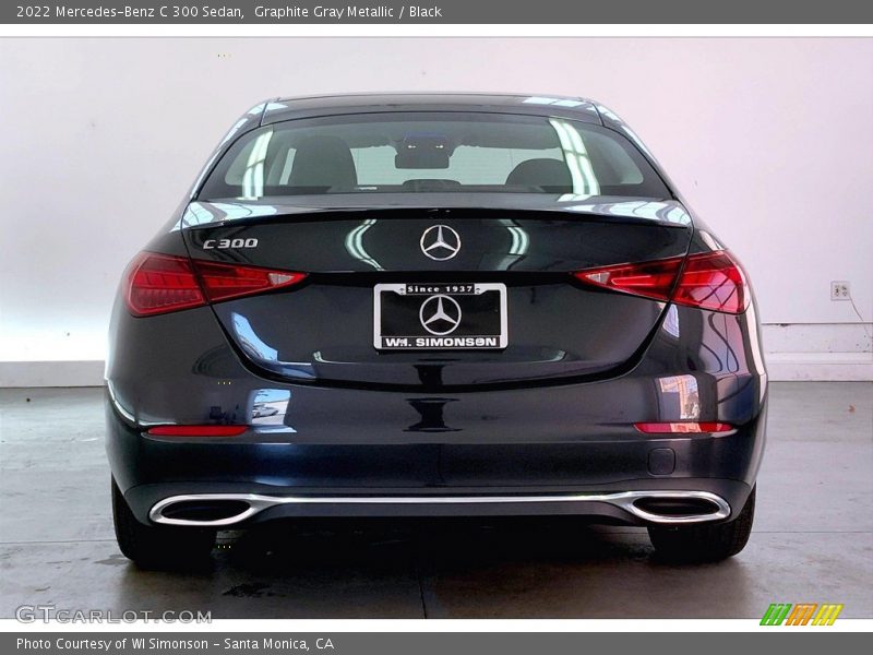 Graphite Gray Metallic / Black 2022 Mercedes-Benz C 300 Sedan