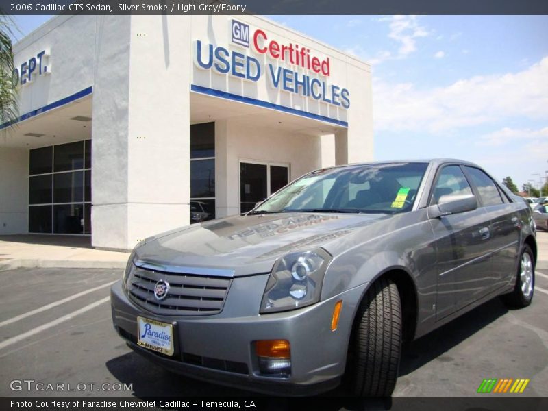 Silver Smoke / Light Gray/Ebony 2006 Cadillac CTS Sedan