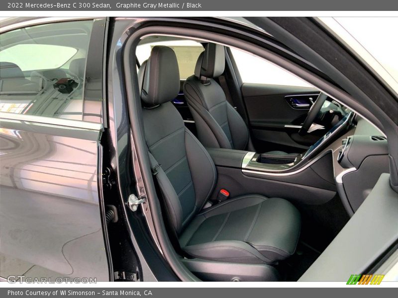 Graphite Gray Metallic / Black 2022 Mercedes-Benz C 300 Sedan