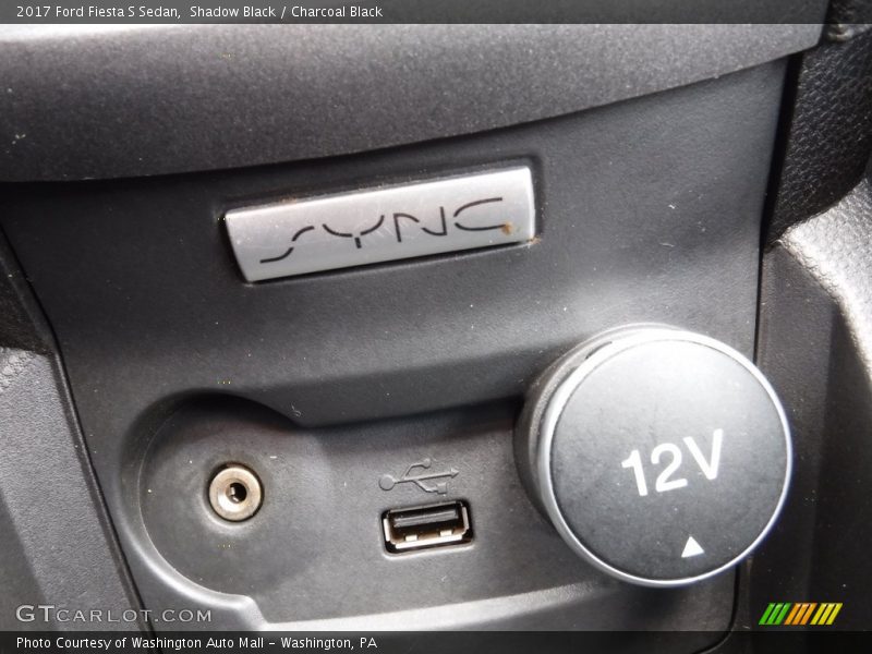 Shadow Black / Charcoal Black 2017 Ford Fiesta S Sedan
