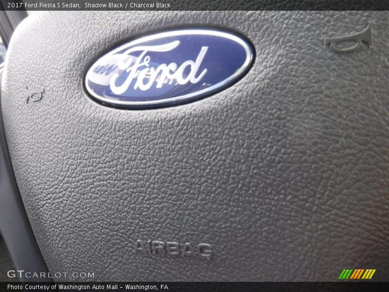 Shadow Black / Charcoal Black 2017 Ford Fiesta S Sedan