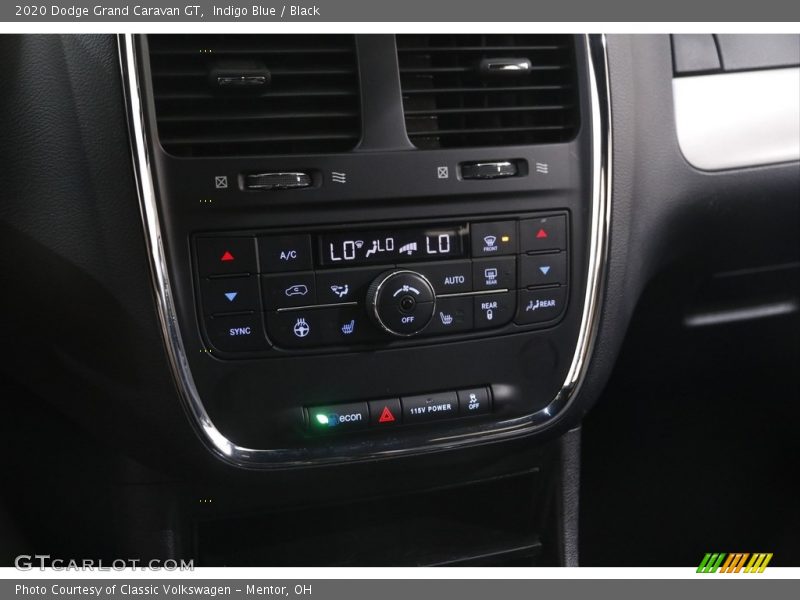Indigo Blue / Black 2020 Dodge Grand Caravan GT