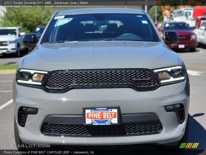 Destroyer Gray / Black 2022 Dodge Durango SXT AWD