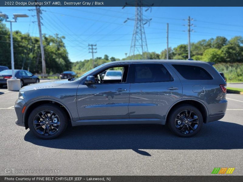 Destroyer Gray / Black 2022 Dodge Durango SXT AWD