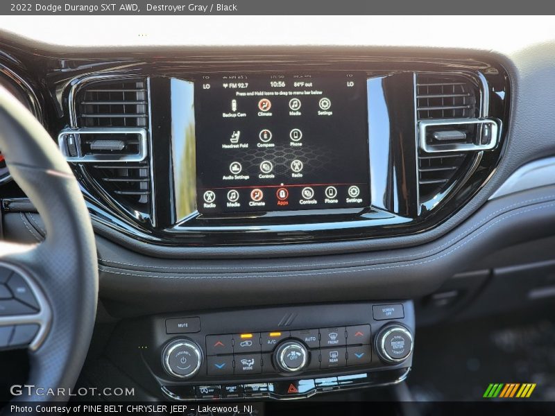 Destroyer Gray / Black 2022 Dodge Durango SXT AWD