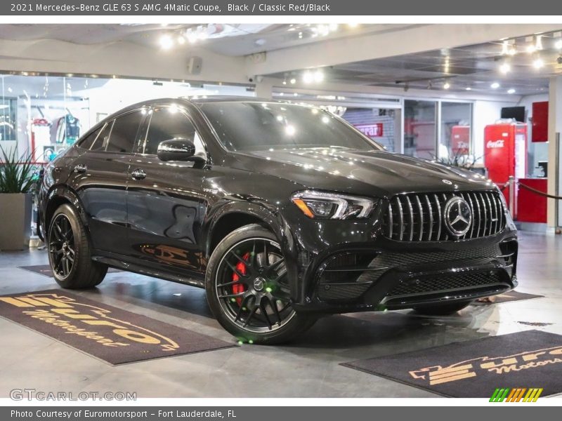 Black / Classic Red/Black 2021 Mercedes-Benz GLE 63 S AMG 4Matic Coupe