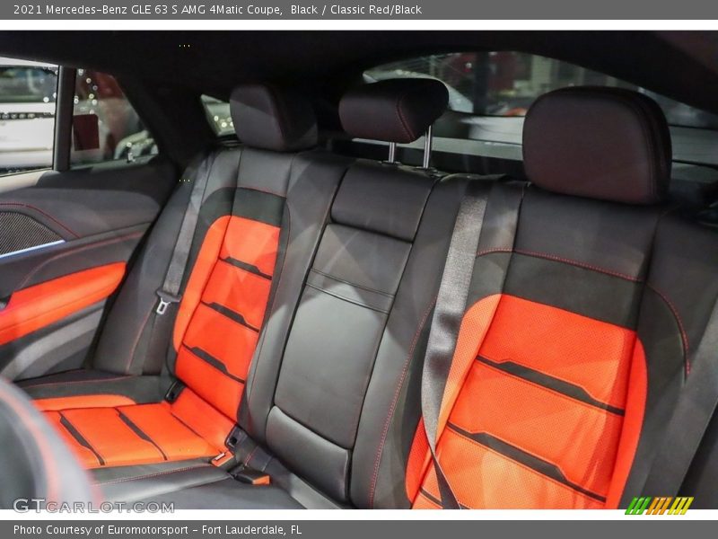 Rear Seat of 2021 GLE 63 S AMG 4Matic Coupe