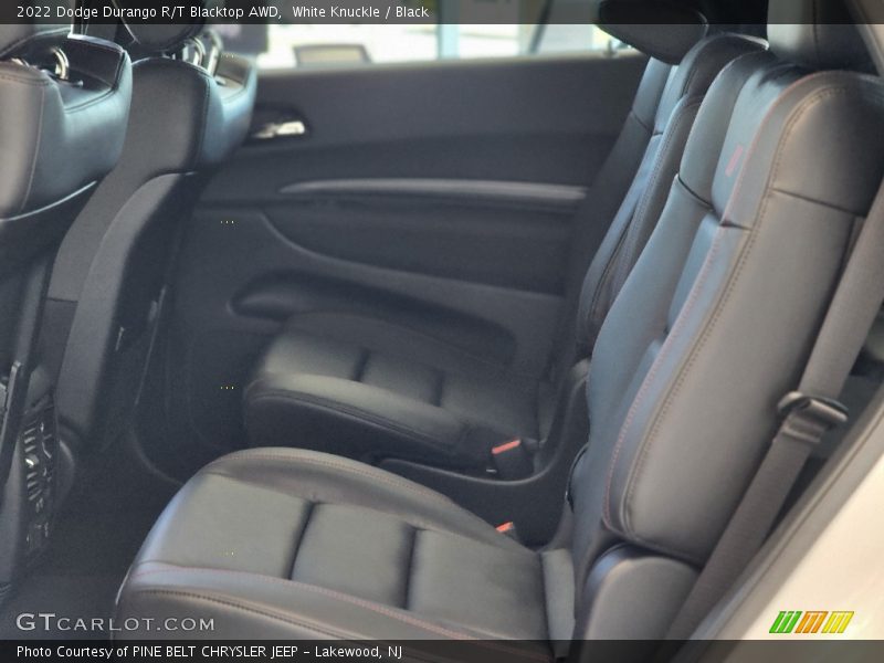 Rear Seat of 2022 Durango R/T Blacktop AWD