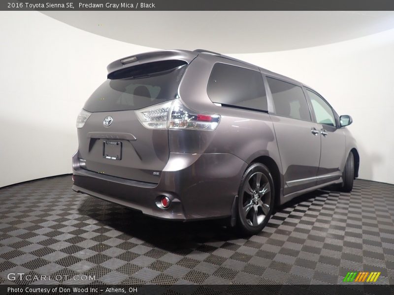 Predawn Gray Mica / Black 2016 Toyota Sienna SE