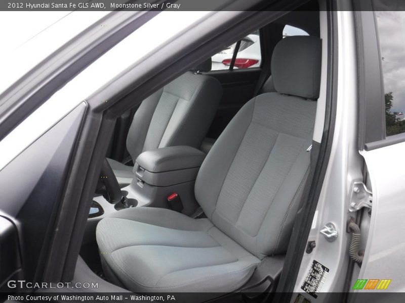 Moonstone Silver / Gray 2012 Hyundai Santa Fe GLS AWD