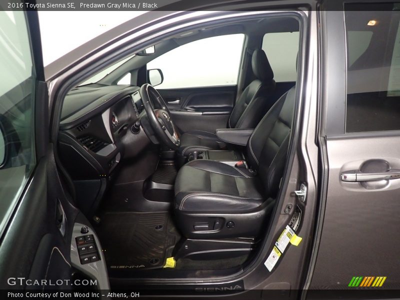 Predawn Gray Mica / Black 2016 Toyota Sienna SE