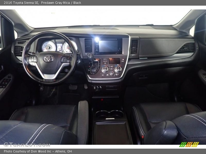 Predawn Gray Mica / Black 2016 Toyota Sienna SE