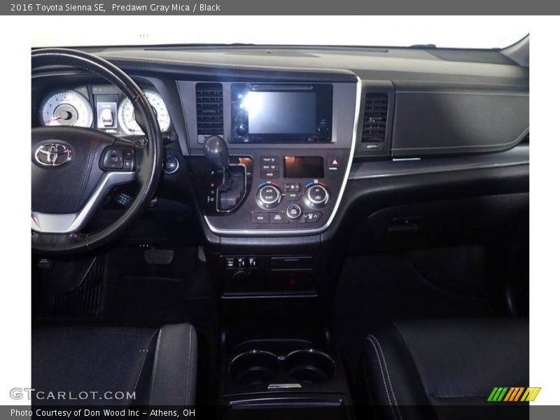 Predawn Gray Mica / Black 2016 Toyota Sienna SE
