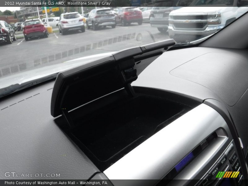 Moonstone Silver / Gray 2012 Hyundai Santa Fe GLS AWD