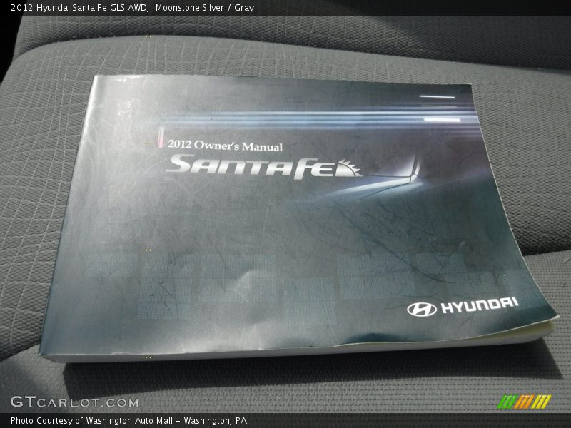 Moonstone Silver / Gray 2012 Hyundai Santa Fe GLS AWD