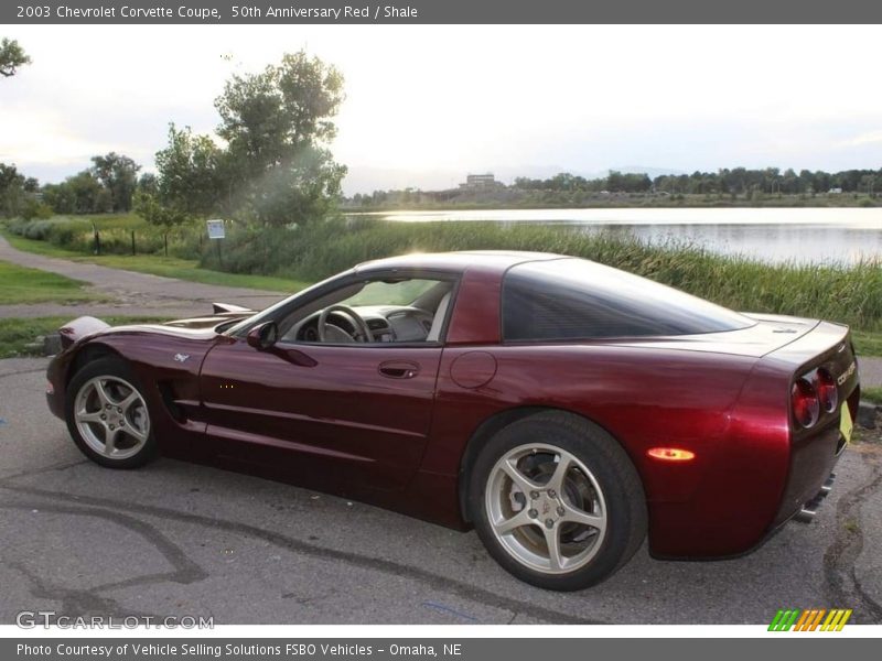 50th Anniversary Red / Shale 2003 Chevrolet Corvette Coupe