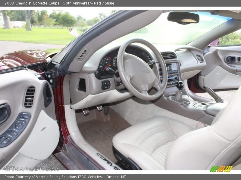  2003 Corvette Coupe Shale Interior