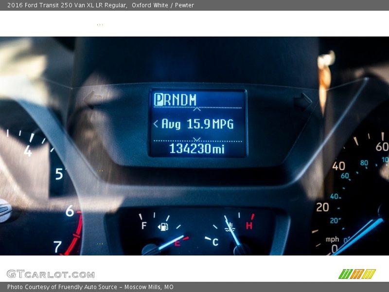 Oxford White / Pewter 2016 Ford Transit 250 Van XL LR Regular
