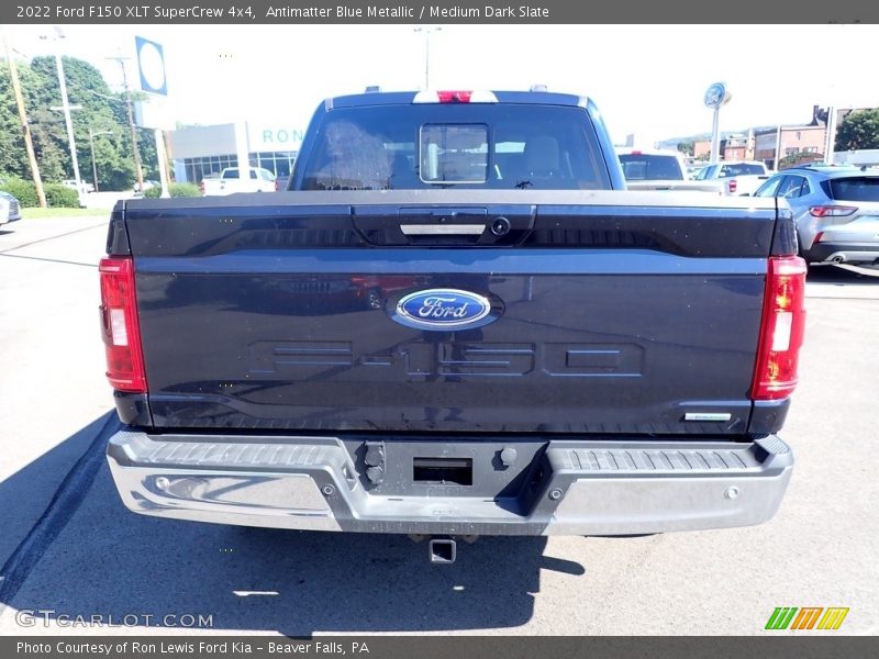 Antimatter Blue Metallic / Medium Dark Slate 2022 Ford F150 XLT SuperCrew 4x4