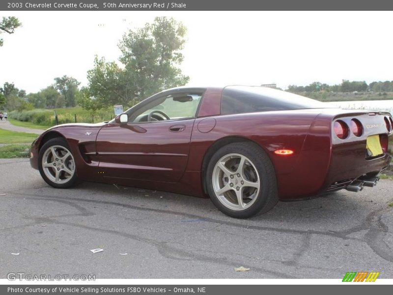50th Anniversary Red / Shale 2003 Chevrolet Corvette Coupe