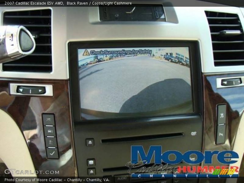 Black Raven / Cocoa/Light Cashmere 2007 Cadillac Escalade ESV AWD