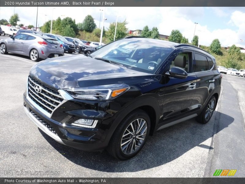 Black Noir Pearl / Beige 2020 Hyundai Tucson Ultimate AWD