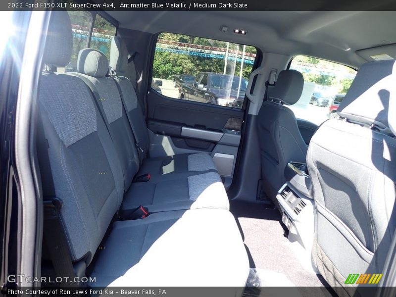 Antimatter Blue Metallic / Medium Dark Slate 2022 Ford F150 XLT SuperCrew 4x4