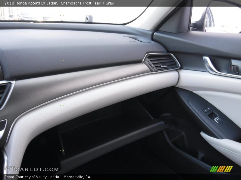 Champagne Frost Pearl / Gray 2018 Honda Accord LX Sedan