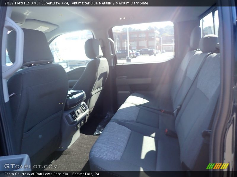 Antimatter Blue Metallic / Medium Dark Slate 2022 Ford F150 XLT SuperCrew 4x4