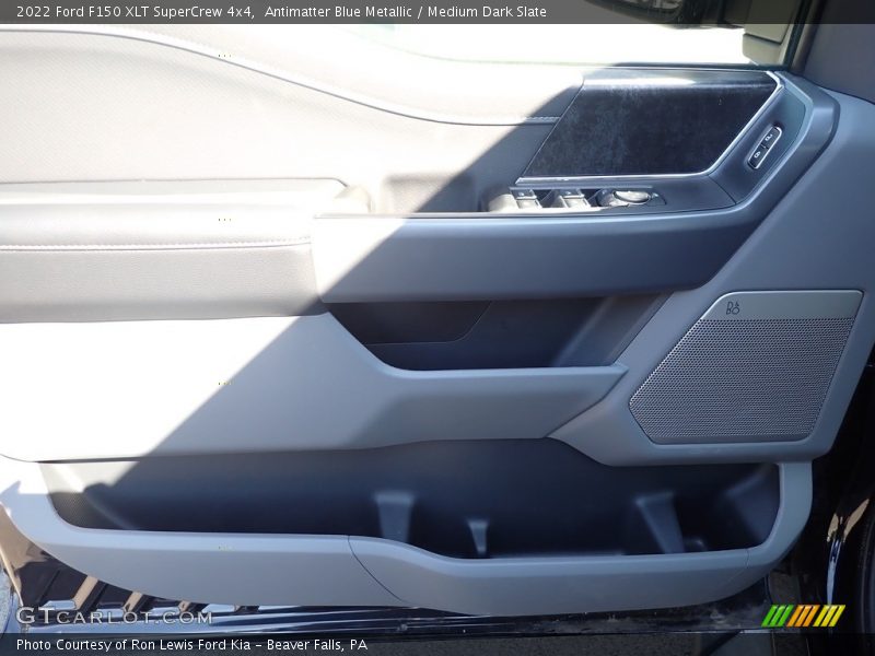 Antimatter Blue Metallic / Medium Dark Slate 2022 Ford F150 XLT SuperCrew 4x4