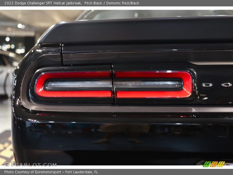 Pitch Black / Demonic Red/Black 2022 Dodge Challenger SRT Hellcat Jailbreak