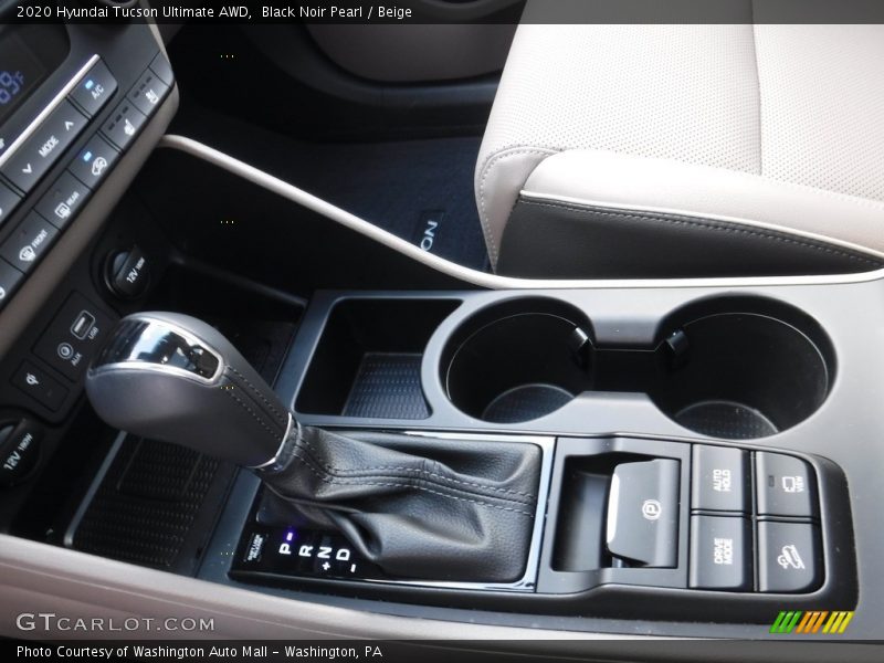 Black Noir Pearl / Beige 2020 Hyundai Tucson Ultimate AWD