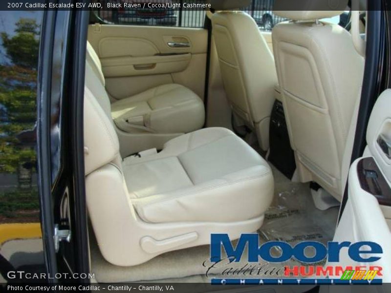 Black Raven / Cocoa/Light Cashmere 2007 Cadillac Escalade ESV AWD