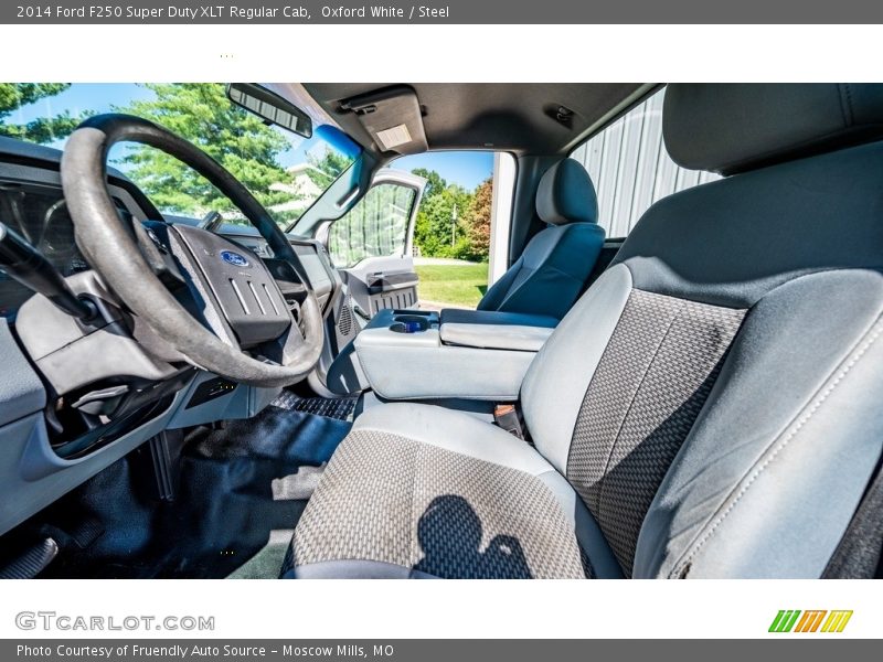 Oxford White / Steel 2014 Ford F250 Super Duty XLT Regular Cab