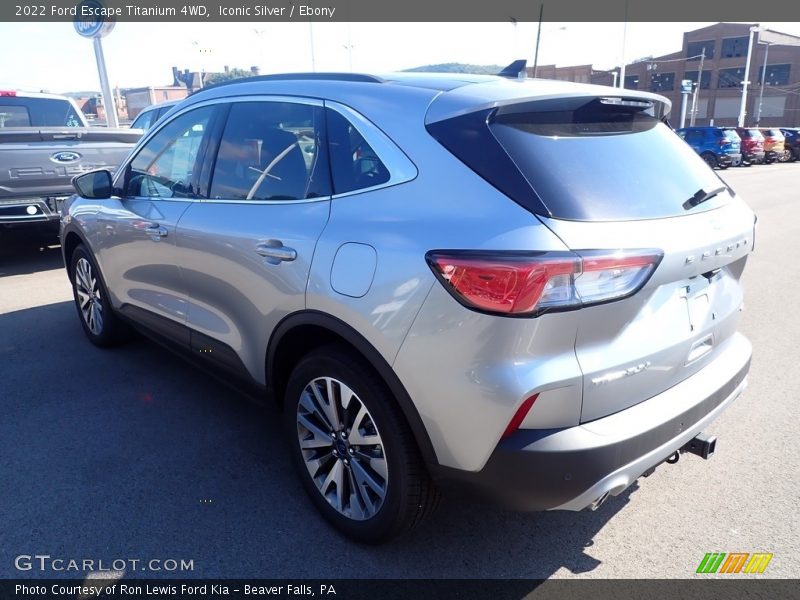 Iconic Silver / Ebony 2022 Ford Escape Titanium 4WD