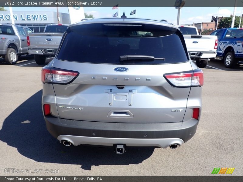 Iconic Silver / Ebony 2022 Ford Escape Titanium 4WD