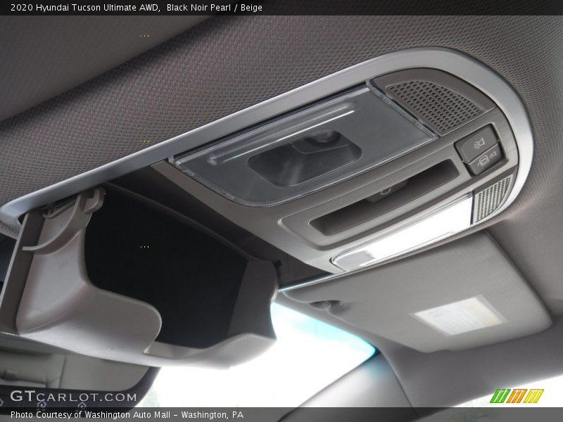 Black Noir Pearl / Beige 2020 Hyundai Tucson Ultimate AWD