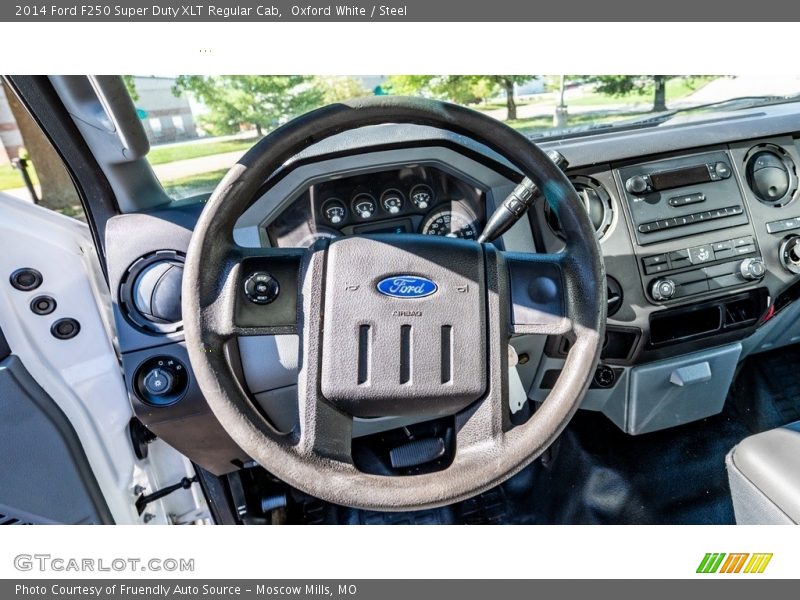 Oxford White / Steel 2014 Ford F250 Super Duty XLT Regular Cab
