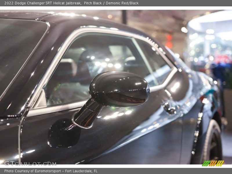 Pitch Black / Demonic Red/Black 2022 Dodge Challenger SRT Hellcat Jailbreak