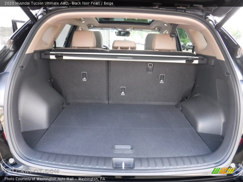 Black Noir Pearl / Beige 2020 Hyundai Tucson Ultimate AWD