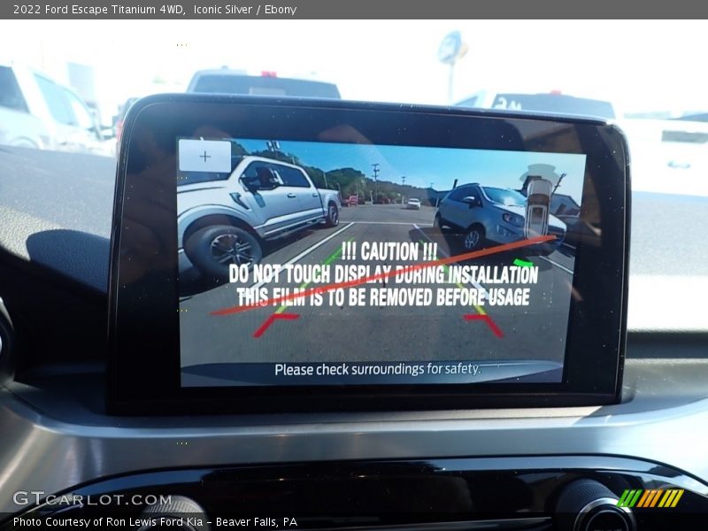 Iconic Silver / Ebony 2022 Ford Escape Titanium 4WD
