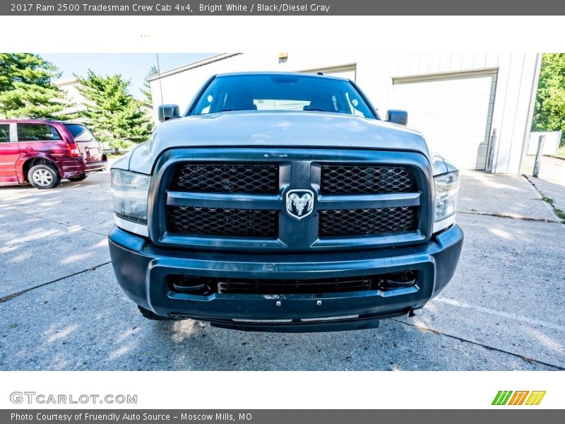 Bright White / Black/Diesel Gray 2017 Ram 2500 Tradesman Crew Cab 4x4