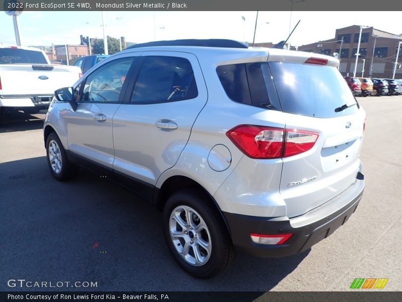 Moondust Silver Metallic / Black 2022 Ford EcoSport SE 4WD