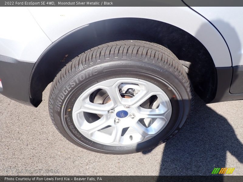 Moondust Silver Metallic / Black 2022 Ford EcoSport SE 4WD