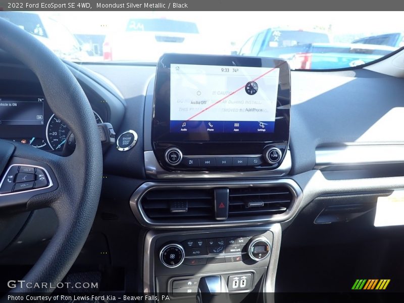 Moondust Silver Metallic / Black 2022 Ford EcoSport SE 4WD