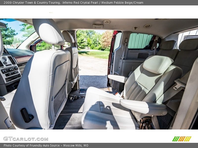 Inferno Red Crystal Pearl / Medium Pebble Beige/Cream 2009 Chrysler Town & Country Touring