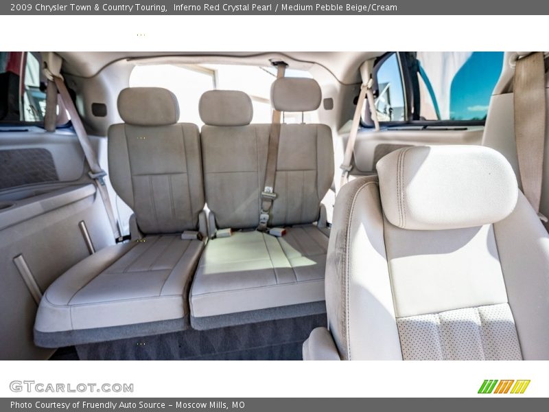Inferno Red Crystal Pearl / Medium Pebble Beige/Cream 2009 Chrysler Town & Country Touring