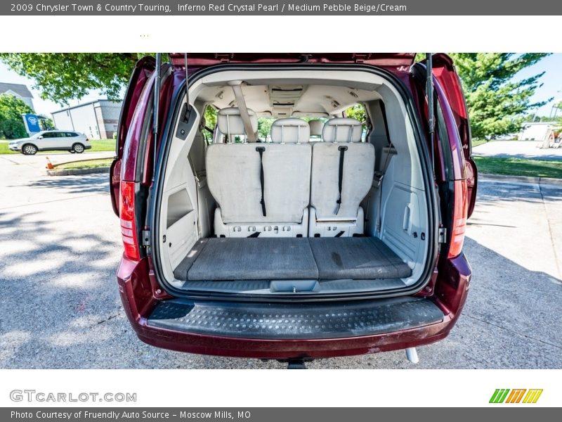 Inferno Red Crystal Pearl / Medium Pebble Beige/Cream 2009 Chrysler Town & Country Touring