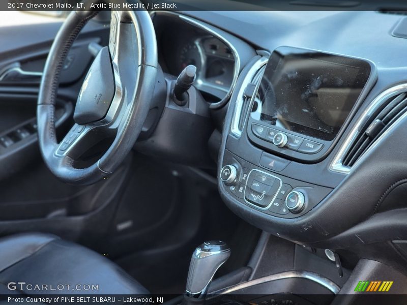 Arctic Blue Metallic / Jet Black 2017 Chevrolet Malibu LT