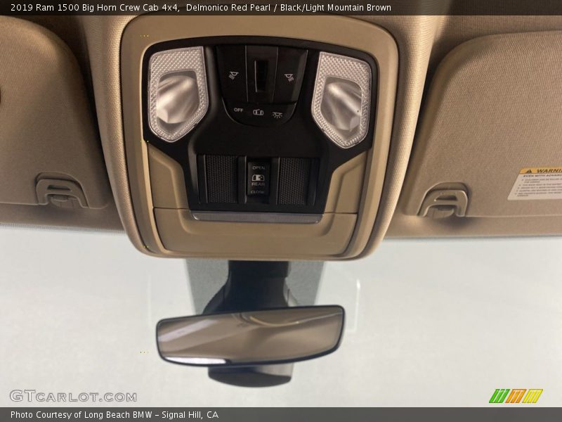 Delmonico Red Pearl / Black/Light Mountain Brown 2019 Ram 1500 Big Horn Crew Cab 4x4